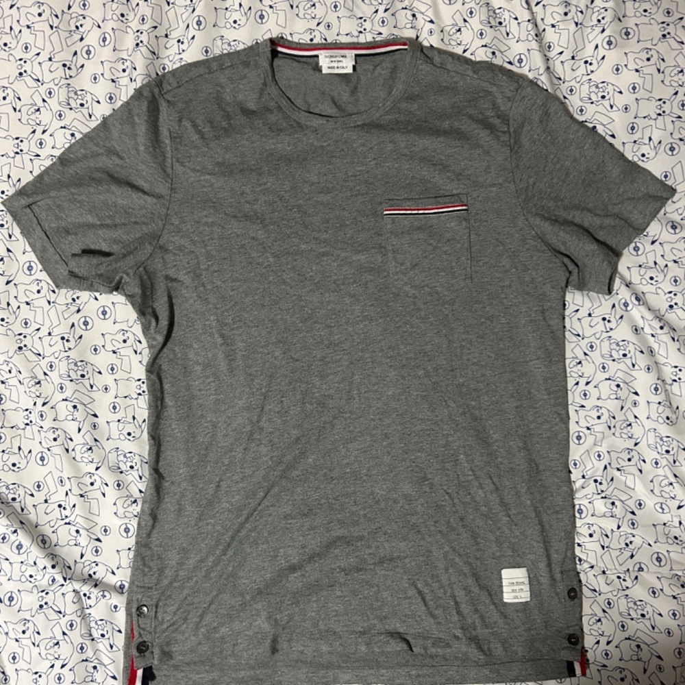 Thom Browne New York Chest Pocket Woman’s Short Sleeve Shirt